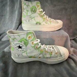 Platform High Top Flower Converse